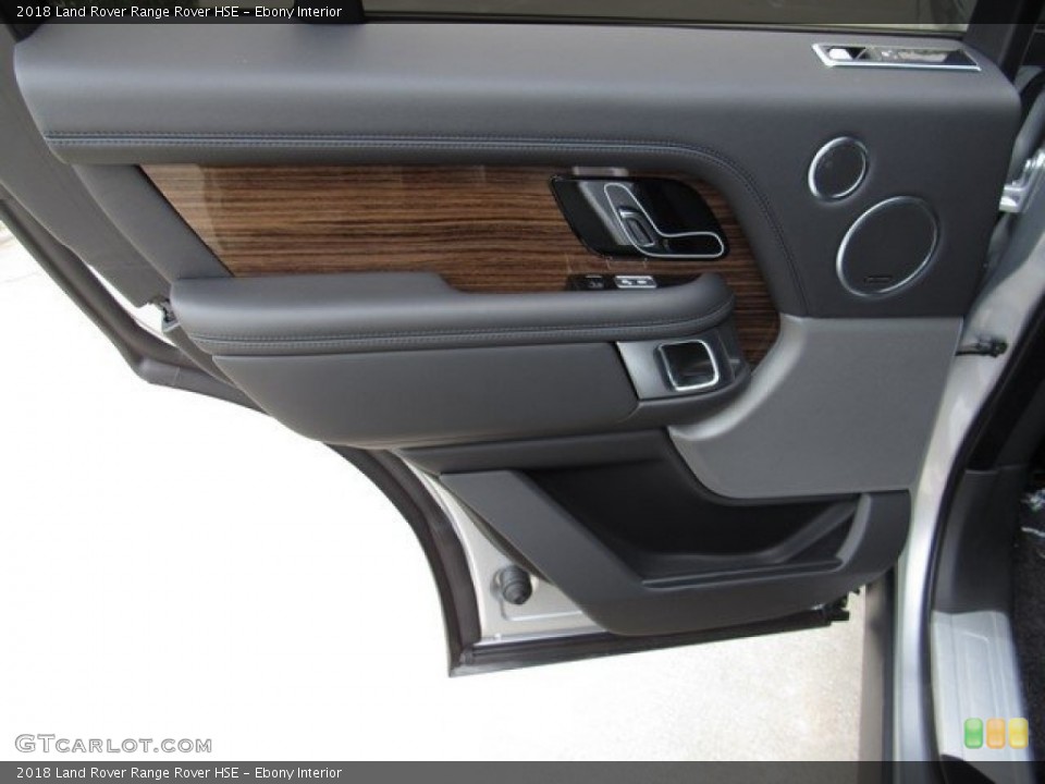 Ebony Interior Door Panel for the 2018 Land Rover Range Rover HSE #126779270
