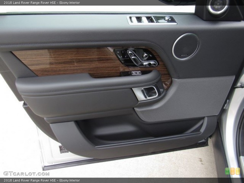 Ebony Interior Door Panel for the 2018 Land Rover Range Rover HSE #126779291