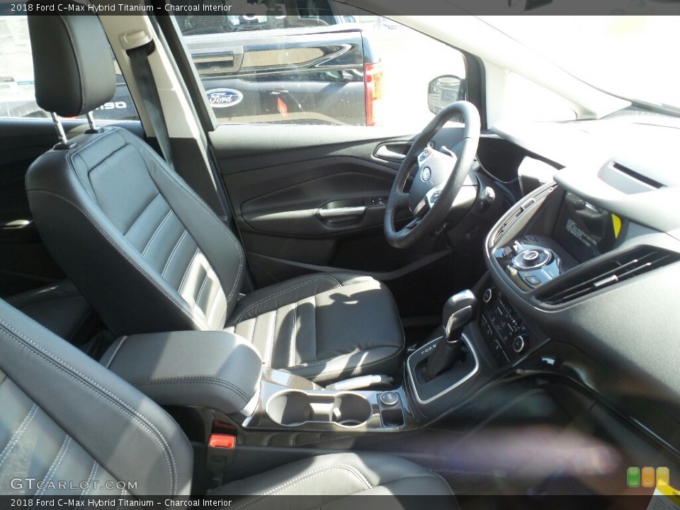 Charcoal Interior Front Seat for the 2018 Ford C-Max Hybrid Titanium #126780038