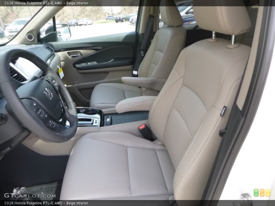 Beige Interior Front Seat for the 2018 Honda Ridgeline RTL-E AWD #126780113