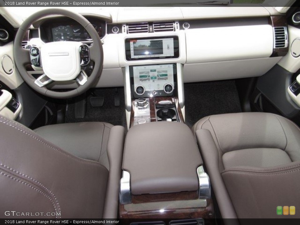 Espresso/Almond Interior Dashboard for the 2018 Land Rover Range Rover HSE #126780365