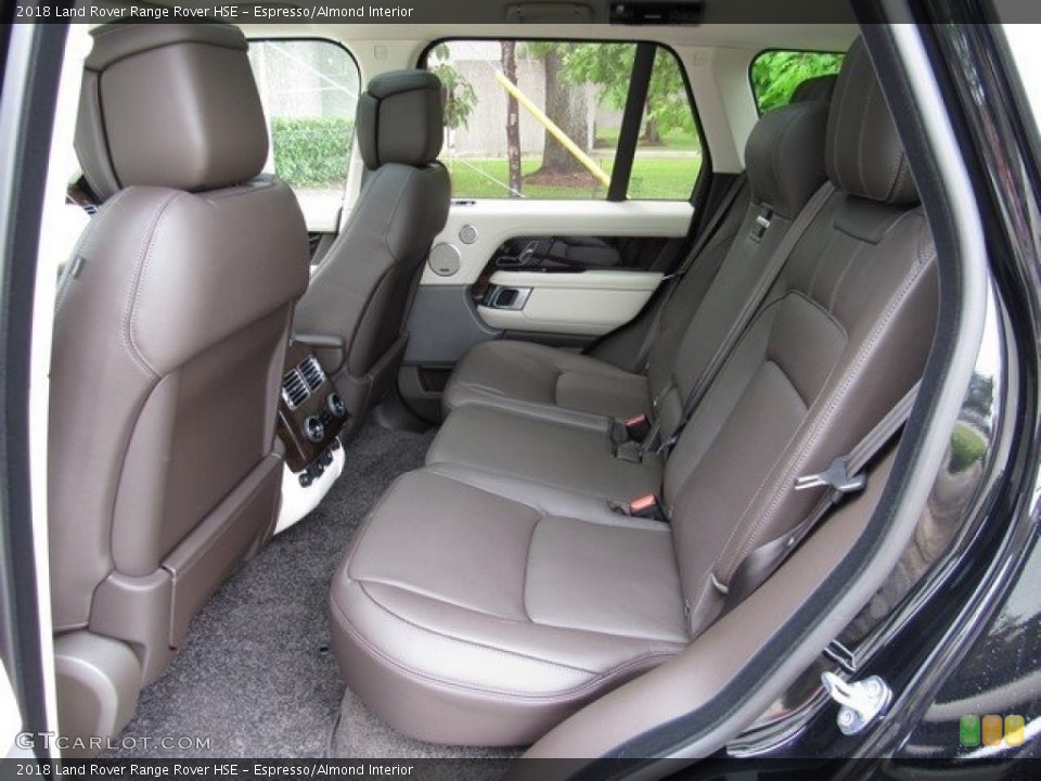 Espresso/Almond Interior Rear Seat for the 2018 Land Rover Range Rover HSE #126780566
