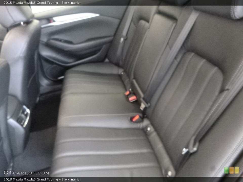 Black Interior Rear Seat for the 2018 Mazda Mazda6 Grand Touring #126782873
