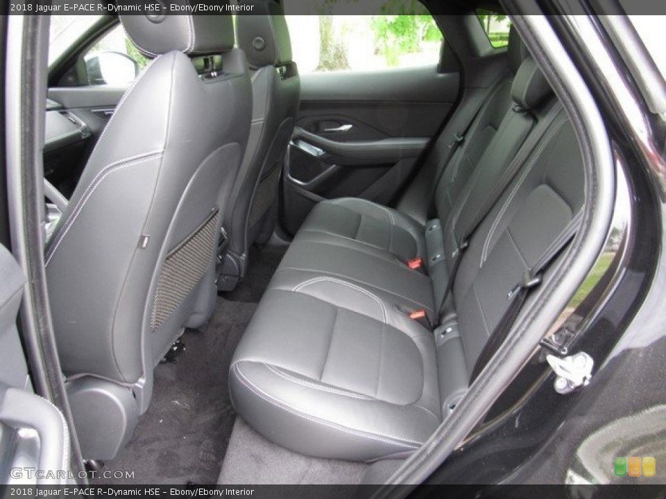 Ebony/Ebony Interior Rear Seat for the 2018 Jaguar E-PACE R-Dynamic HSE #126787004