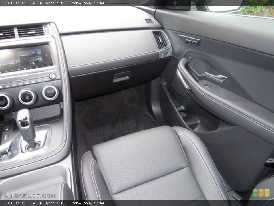 Ebony/Ebony Interior Dashboard for the 2018 Jaguar E-PACE R-Dynamic HSE #126787040