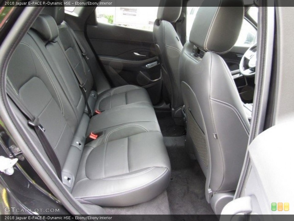 Ebony/Ebony Interior Rear Seat for the 2018 Jaguar E-PACE R-Dynamic HSE #126787100