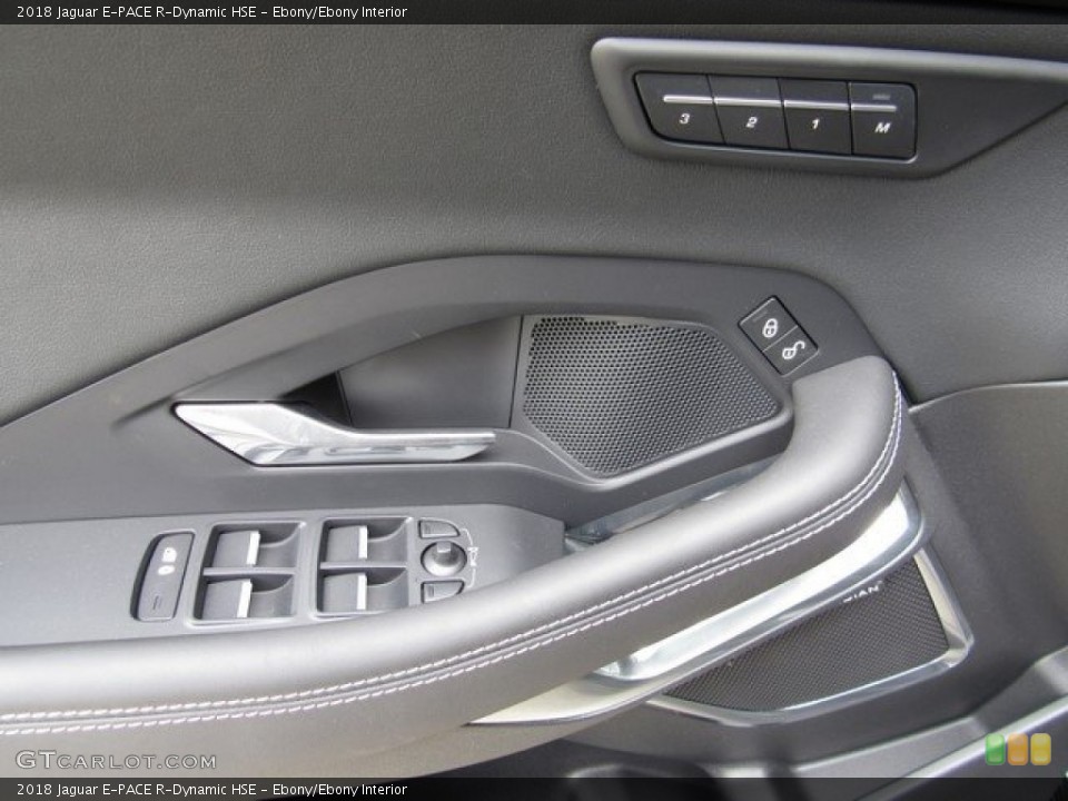 Ebony/Ebony Interior Controls for the 2018 Jaguar E-PACE R-Dynamic HSE #126787193