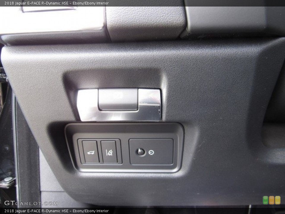 Ebony/Ebony Interior Controls for the 2018 Jaguar E-PACE R-Dynamic HSE #126787226