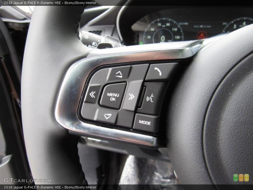 Ebony/Ebony Interior Controls for the 2018 Jaguar E-PACE R-Dynamic HSE #126787241