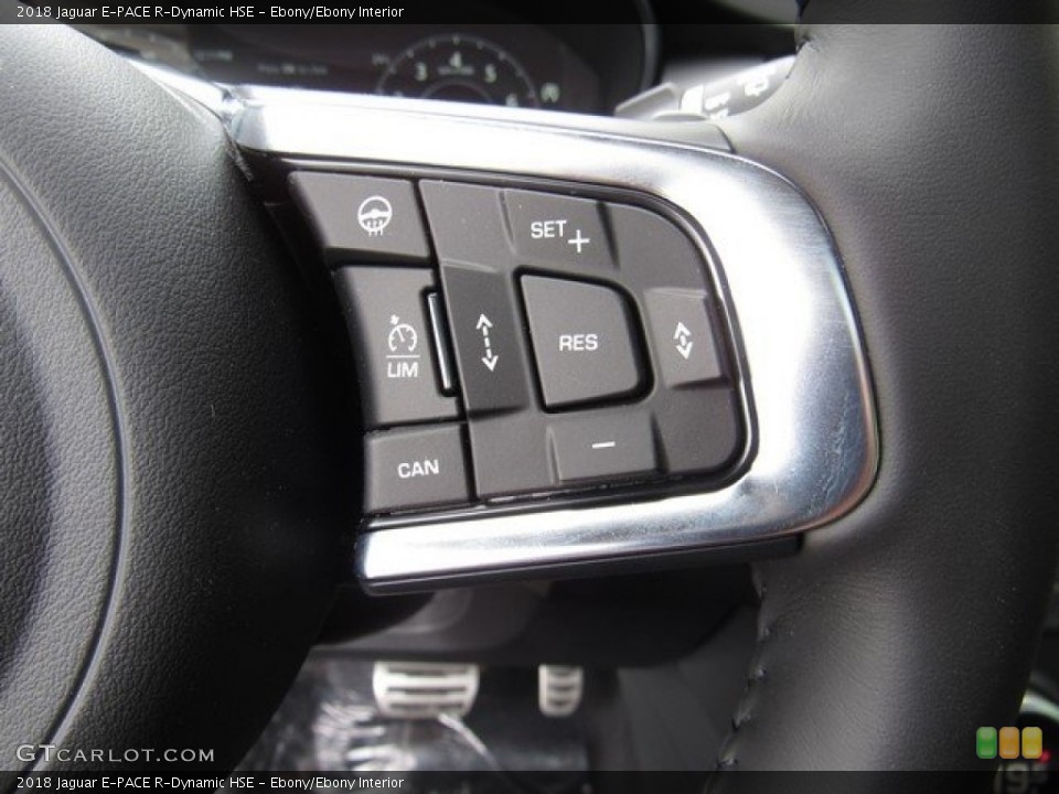 Ebony/Ebony Interior Controls for the 2018 Jaguar E-PACE R-Dynamic HSE #126787256