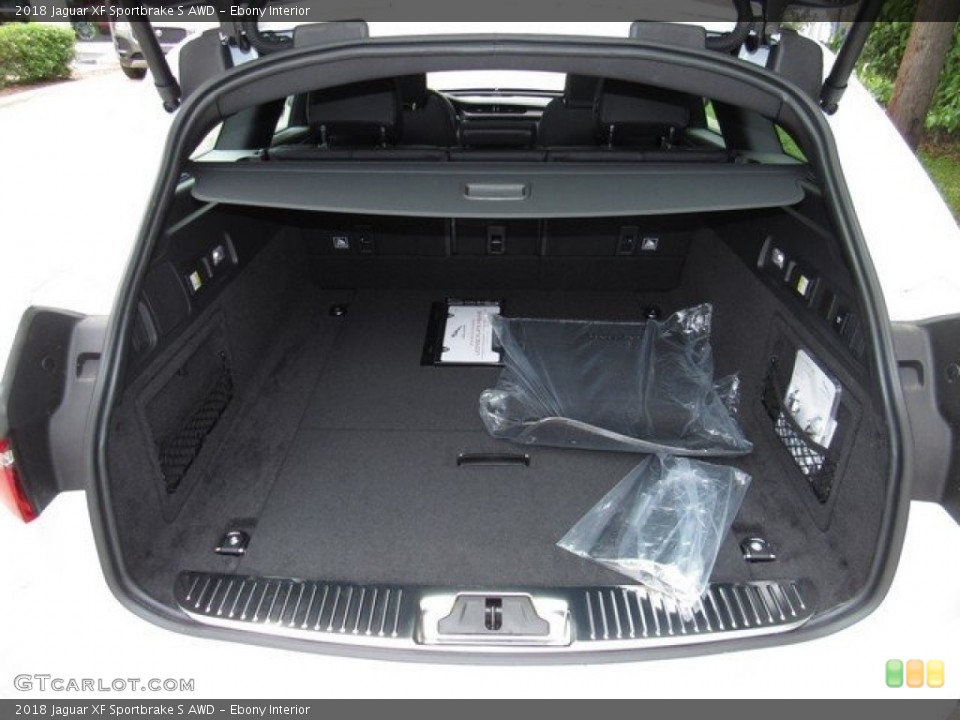 Ebony Interior Trunk for the 2018 Jaguar XF Sportbrake S AWD #126788579