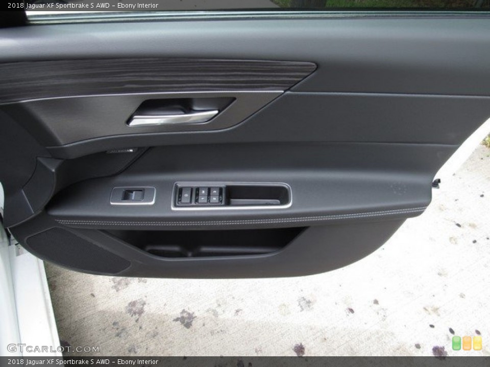 Ebony Interior Door Panel for the 2018 Jaguar XF Sportbrake S AWD #126788621