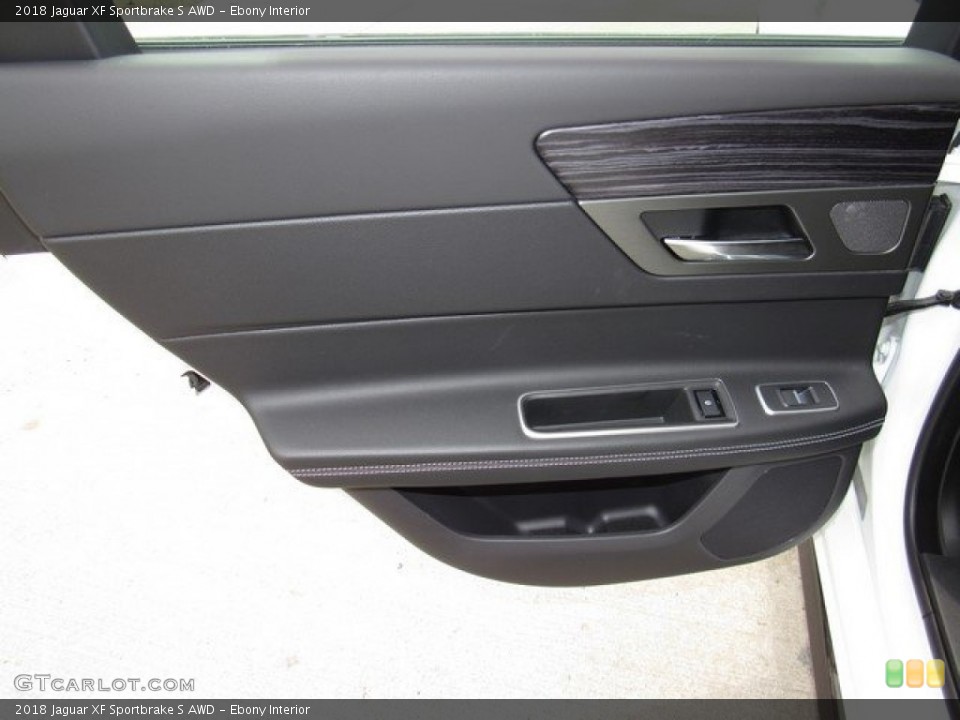 Ebony Interior Door Panel for the 2018 Jaguar XF Sportbrake S AWD #126788645