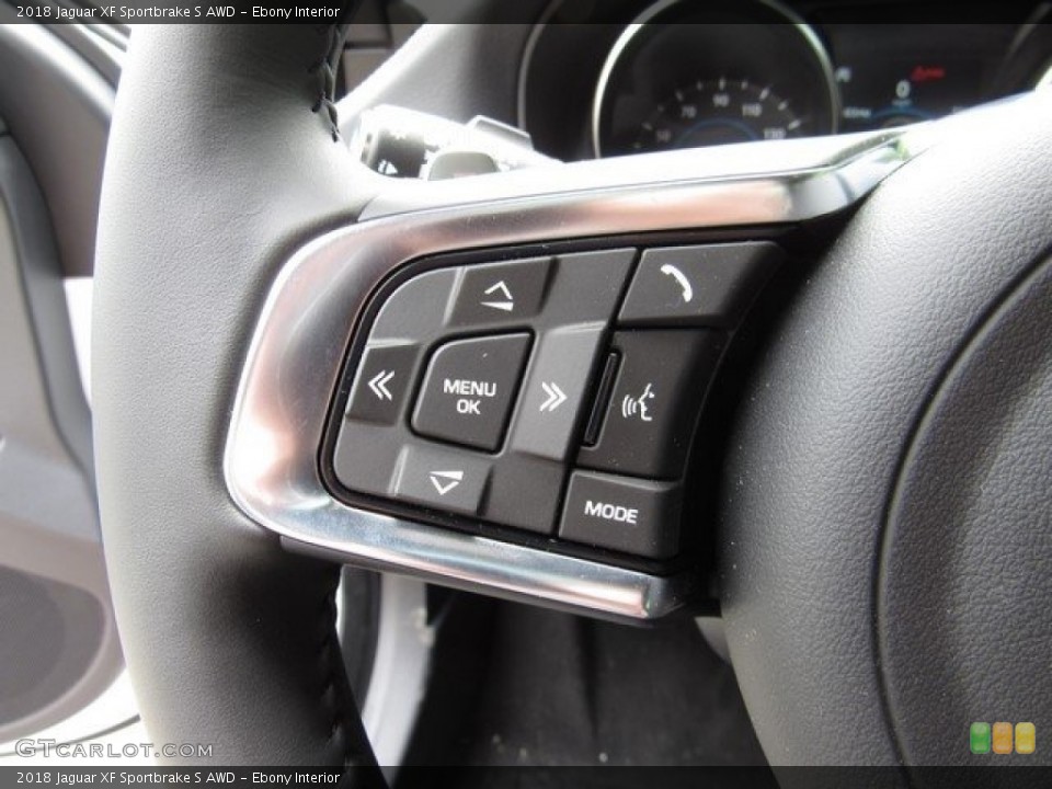 Ebony Interior Controls for the 2018 Jaguar XF Sportbrake S AWD #126788708