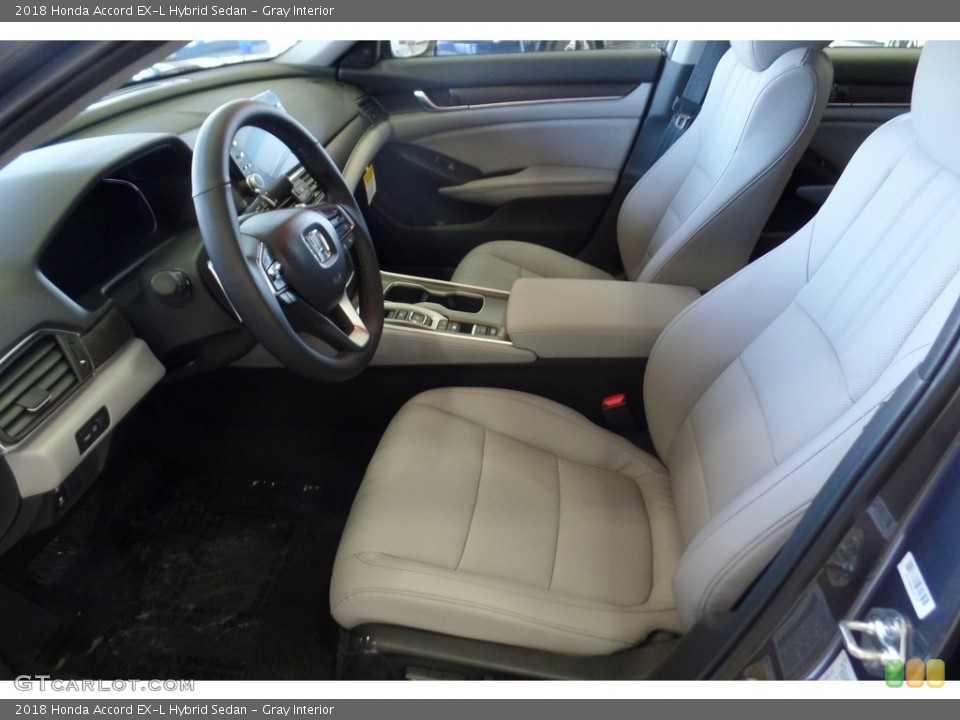 Gray Interior Front Seat for the 2018 Honda Accord EX-L Hybrid Sedan #126791339