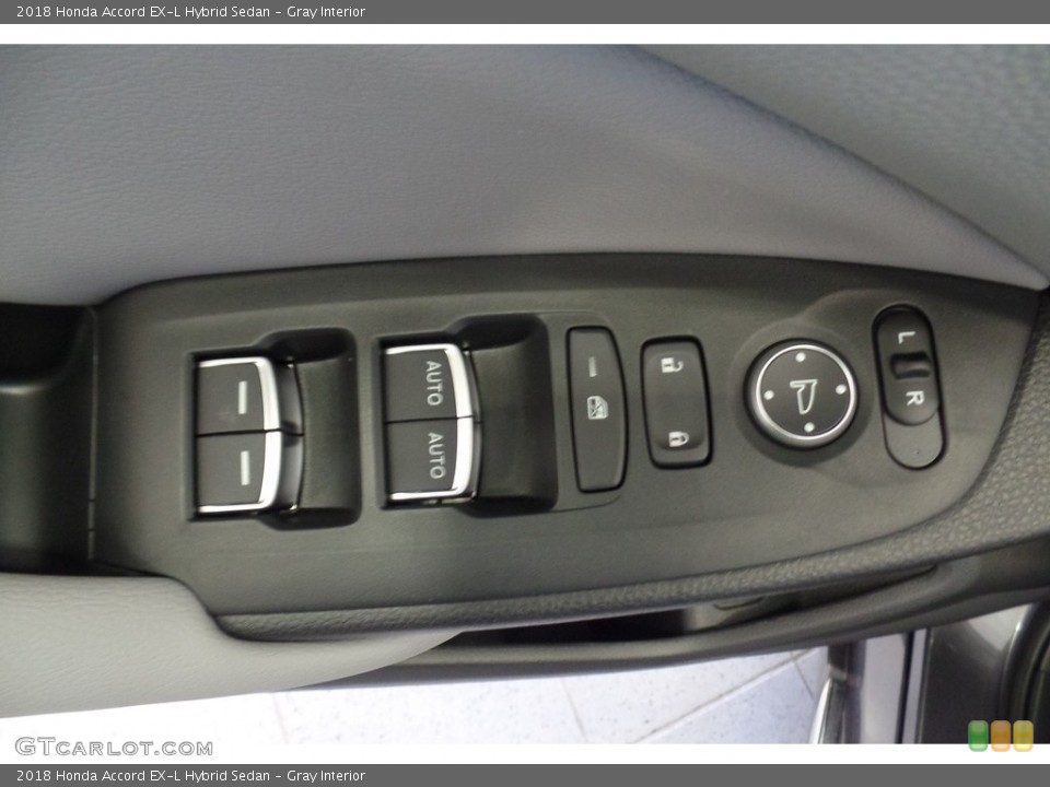 Gray Interior Controls for the 2018 Honda Accord EX-L Hybrid Sedan #126791348