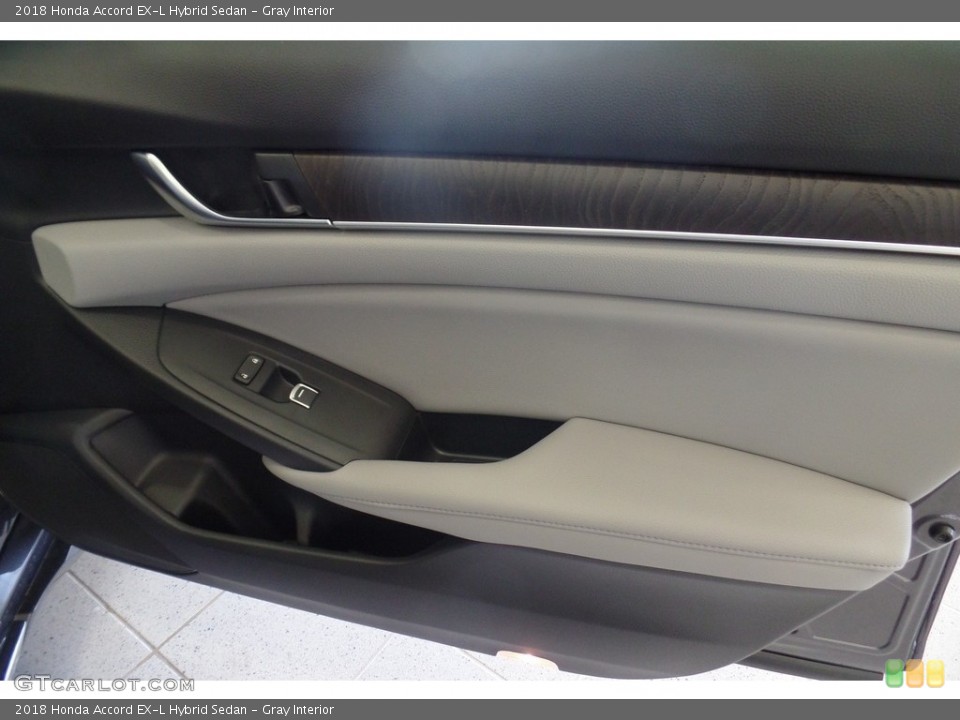 Gray Interior Door Panel for the 2018 Honda Accord EX-L Hybrid Sedan #126791399