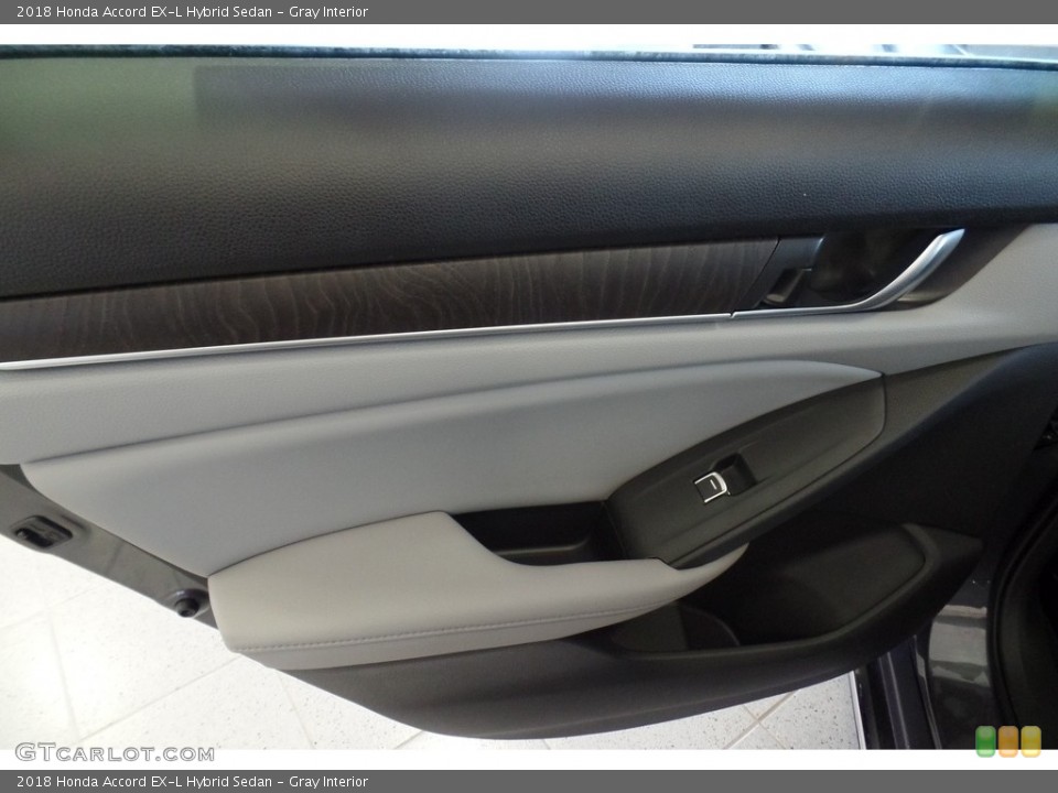 Gray Interior Door Panel for the 2018 Honda Accord EX-L Hybrid Sedan #126791414