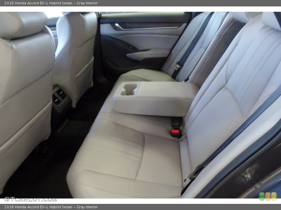 Gray Interior Rear Seat for the 2018 Honda Accord EX-L Hybrid Sedan #126791420