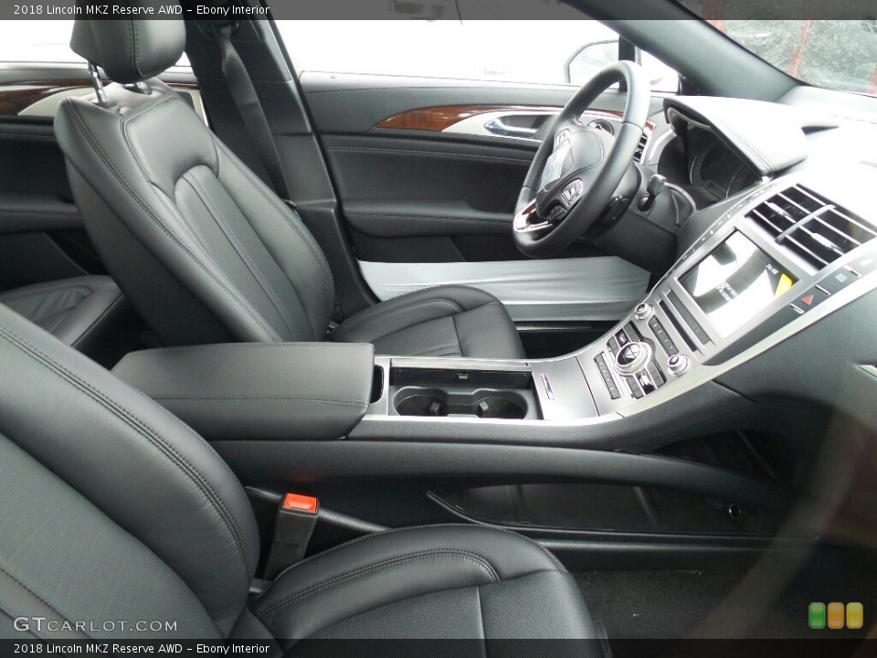 Ebony Interior Front Seat for the 2018 Lincoln MKZ Reserve AWD #126804608