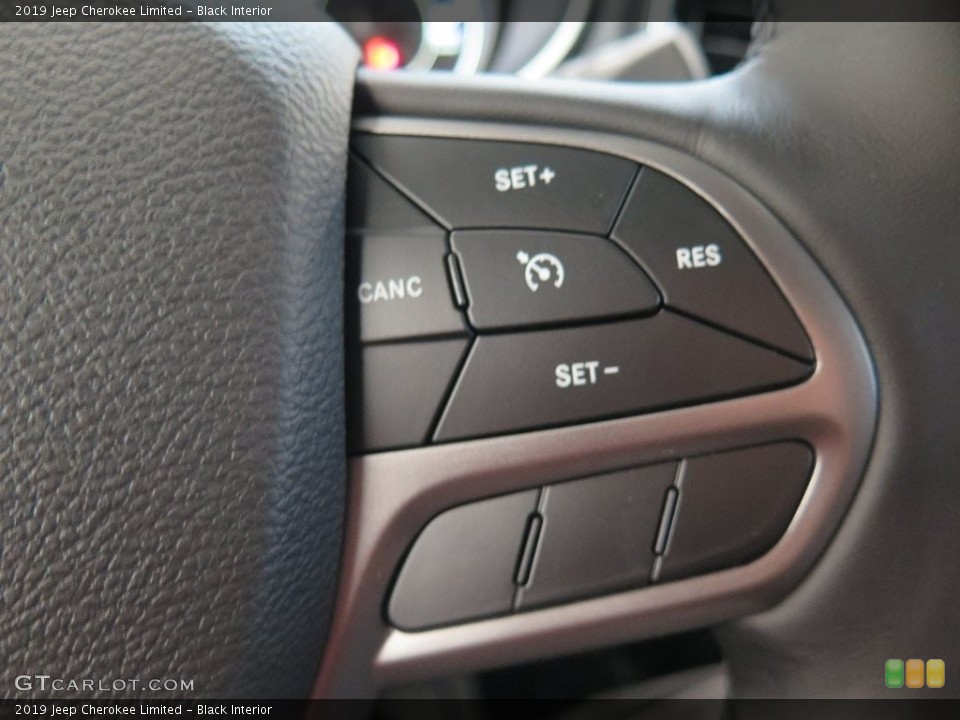 Black Interior Controls for the 2019 Jeep Cherokee Limited #126804926