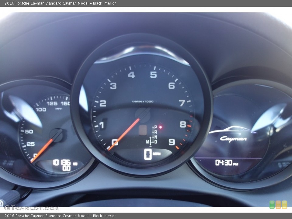 Black Interior Gauges for the 2016 Porsche Cayman  #126807320