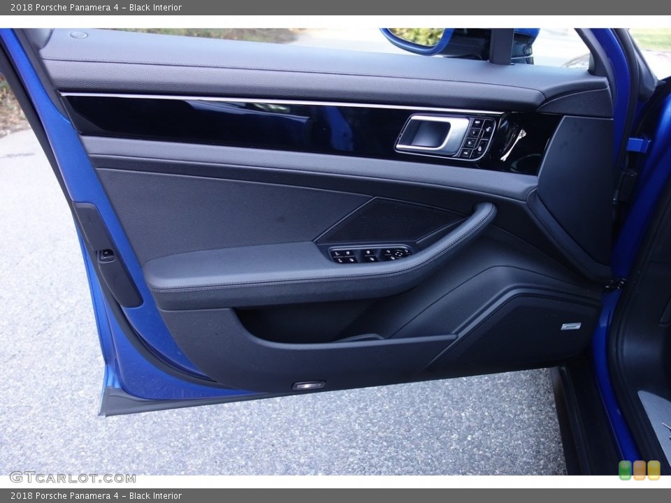 Black Interior Door Panel for the 2018 Porsche Panamera 4 #126808325