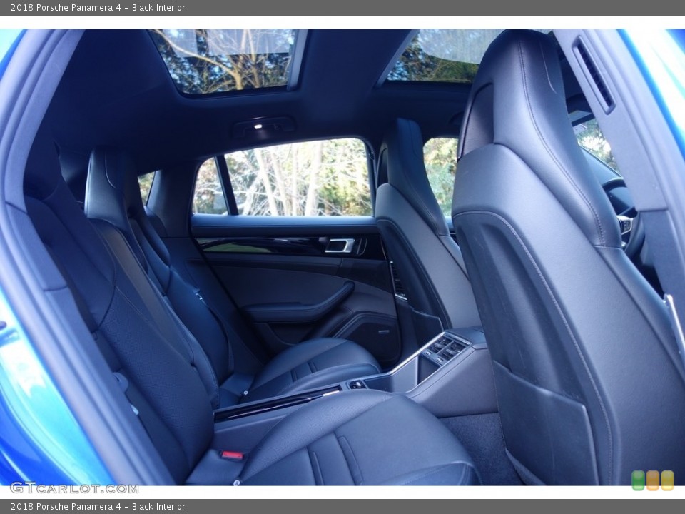 Black Interior Rear Seat for the 2018 Porsche Panamera 4 #126808421