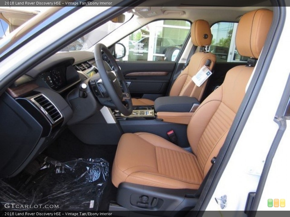 Vintage Tan/Ebony Interior Photo for the 2018 Land Rover Discovery HSE #126810410