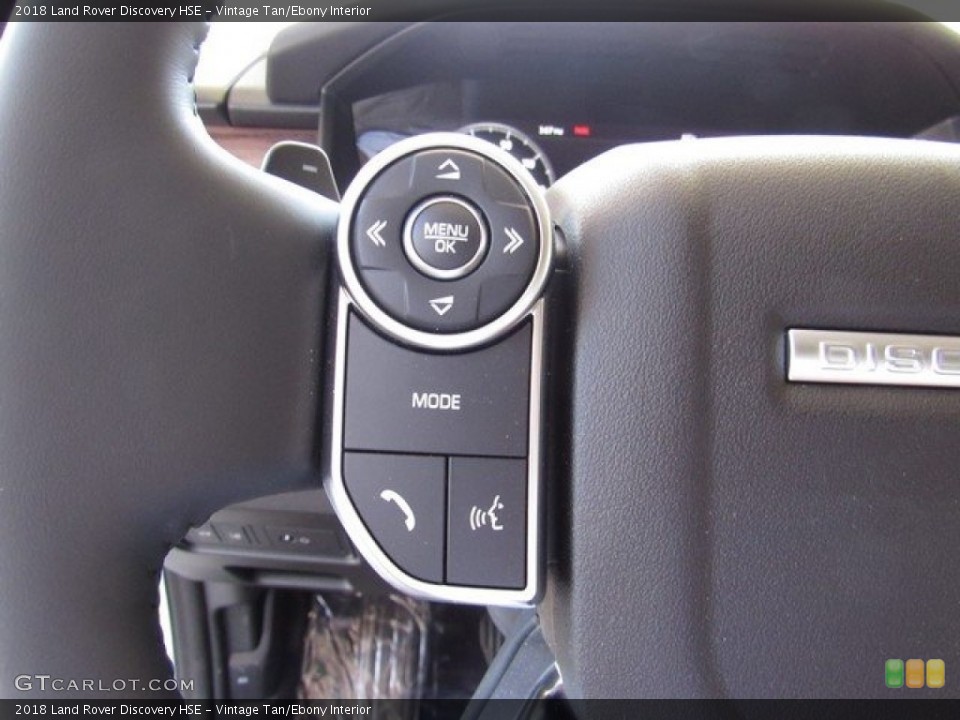 Vintage Tan/Ebony Interior Controls for the 2018 Land Rover Discovery HSE #126810788
