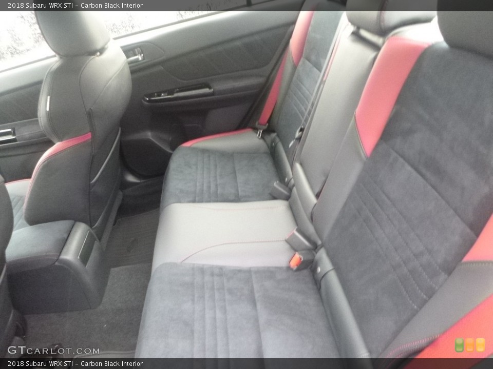 Carbon Black Interior Rear Seat for the 2018 Subaru WRX STI #126811130