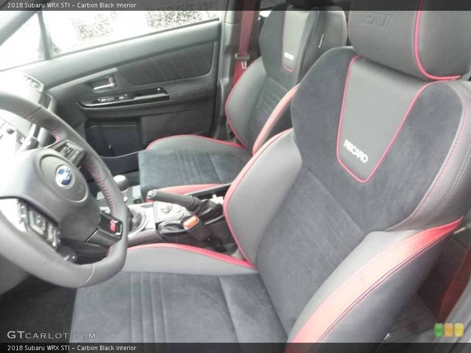 Carbon Black Interior Front Seat for the 2018 Subaru WRX STI #126811196