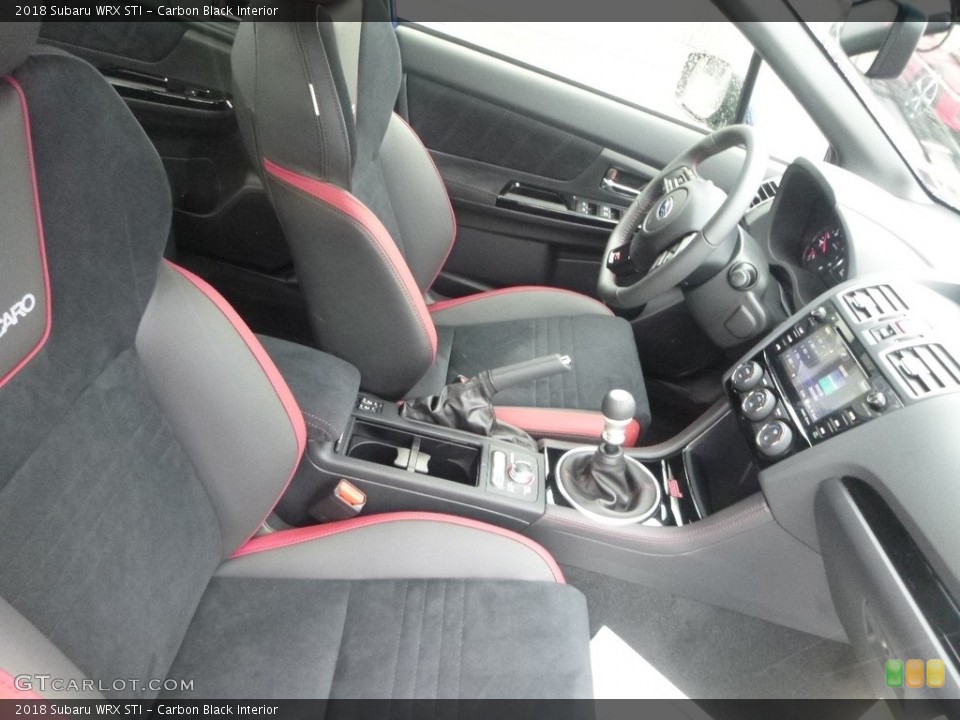 Carbon Black Interior Front Seat for the 2018 Subaru WRX STI #126811640