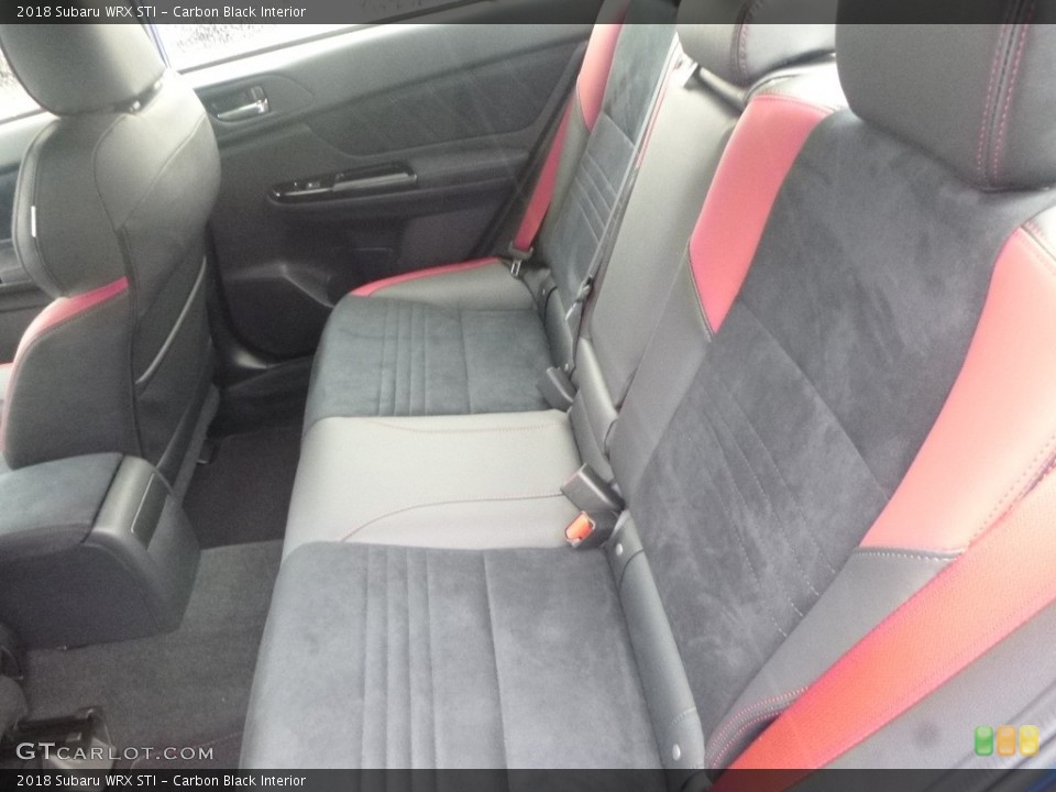Carbon Black Interior Rear Seat for the 2018 Subaru WRX STI #126811694