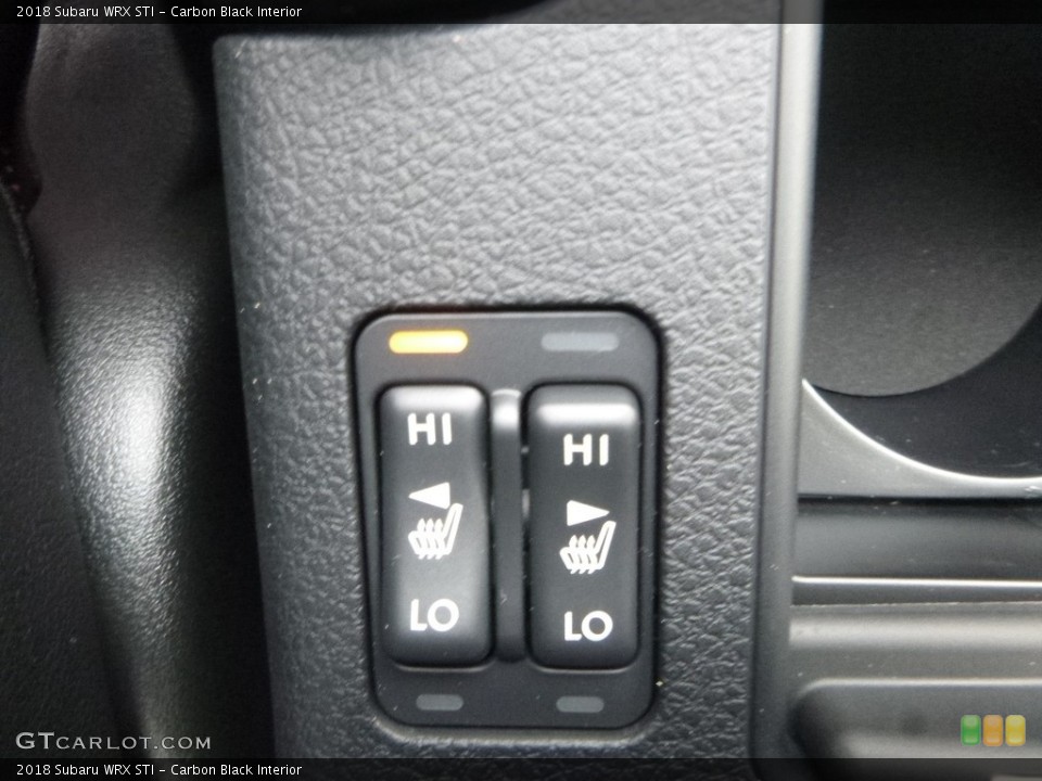 Carbon Black Interior Controls for the 2018 Subaru WRX STI #126811859