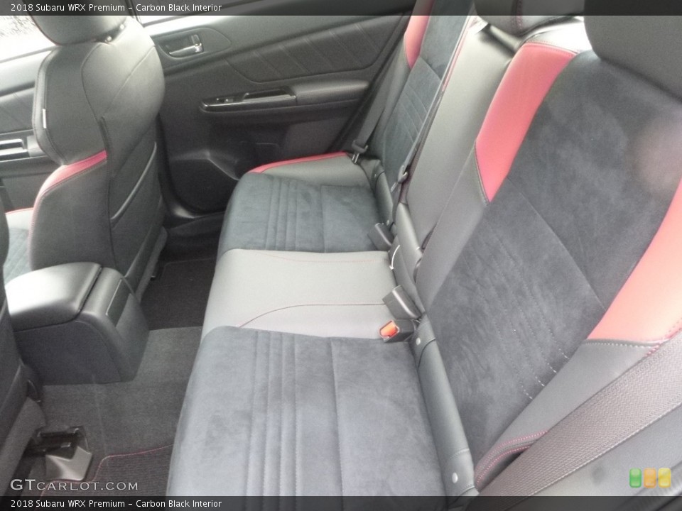 Carbon Black Interior Rear Seat for the 2018 Subaru WRX Premium #126812264