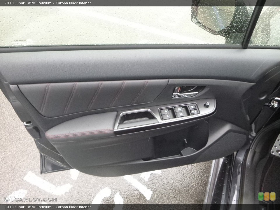Carbon Black Interior Door Panel for the 2018 Subaru WRX Premium #126812294