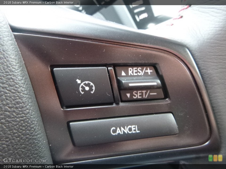 Carbon Black Interior Controls for the 2018 Subaru WRX Premium #126812453