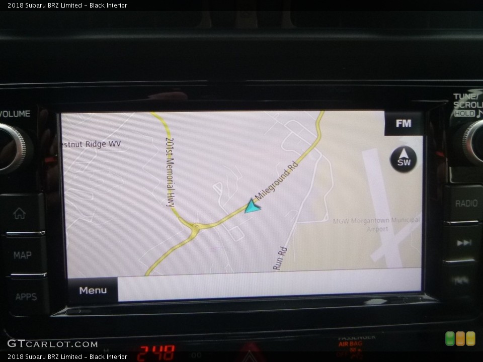 Black Interior Navigation for the 2018 Subaru BRZ Limited #126812900