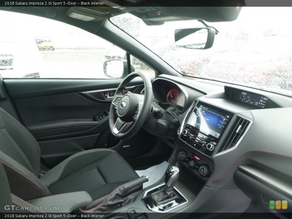 Black Interior Dashboard for the 2018 Subaru Impreza 2.0i Sport 5-Door #126813341