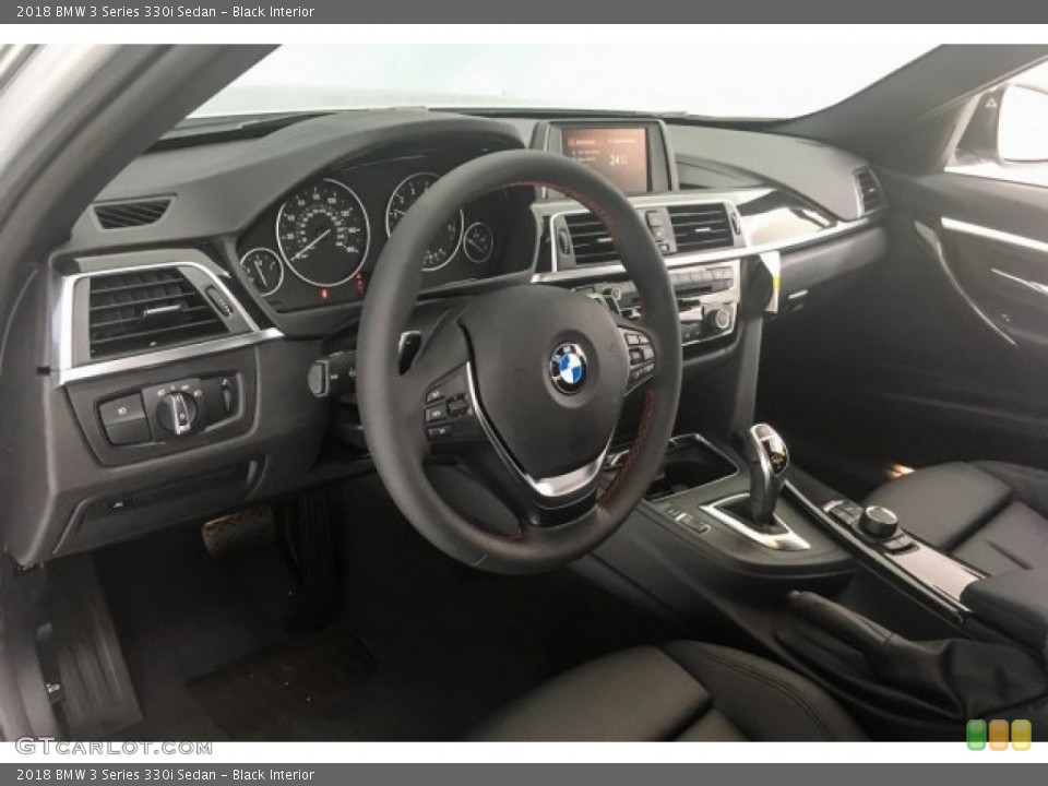 Black Interior Dashboard for the 2018 BMW 3 Series 330i Sedan #126814067
