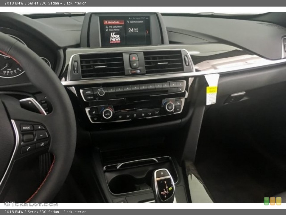 Black Interior Controls for the 2018 BMW 3 Series 330i Sedan #126814085