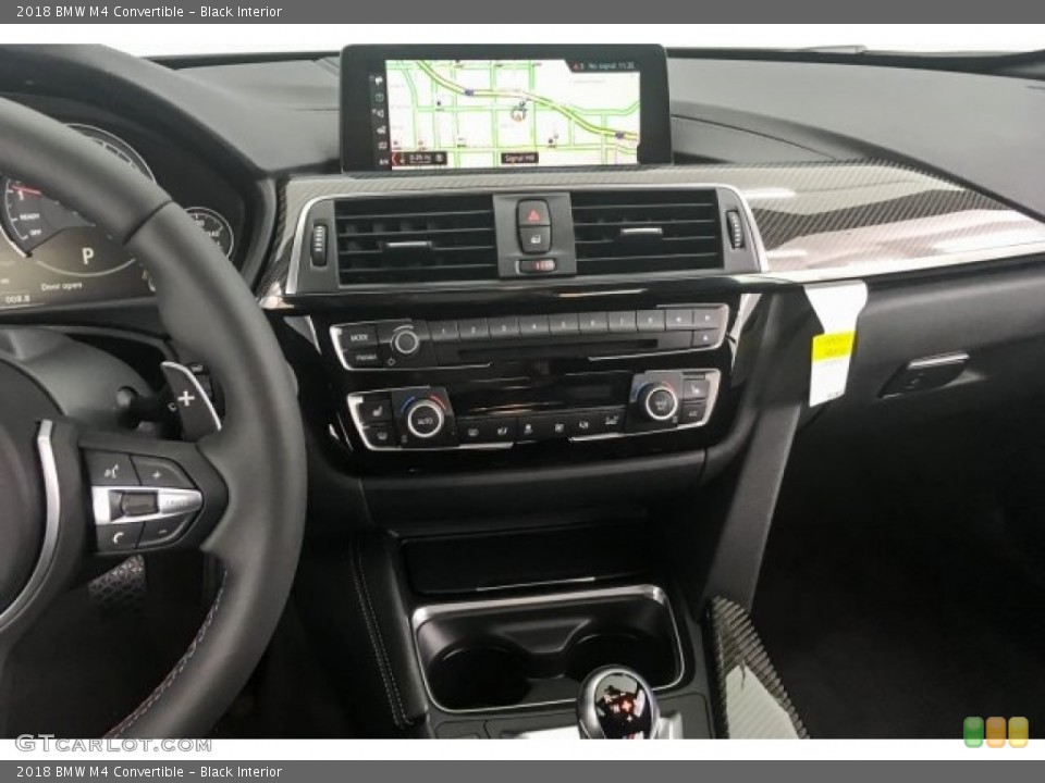 Black Interior Controls for the 2018 BMW M4 Convertible #126814280