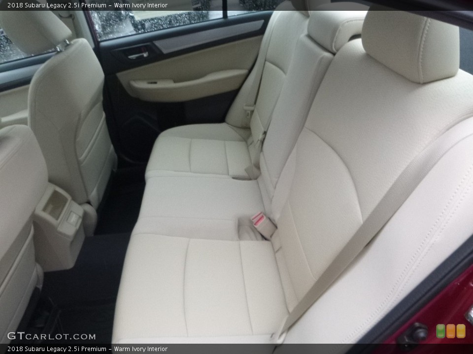 Warm Ivory Interior Rear Seat for the 2018 Subaru Legacy 2.5i Premium #126816809