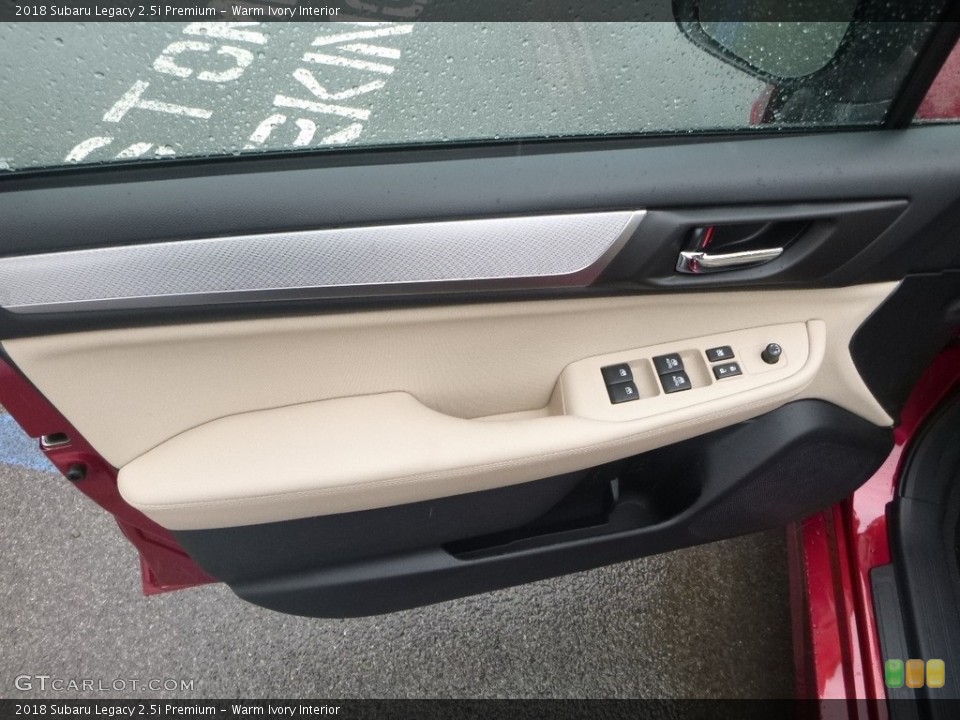 Warm Ivory Interior Door Panel for the 2018 Subaru Legacy 2.5i Premium #126816845