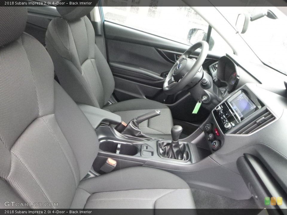 Black Interior Photo for the 2018 Subaru Impreza 2.0i 4-Door #126817387