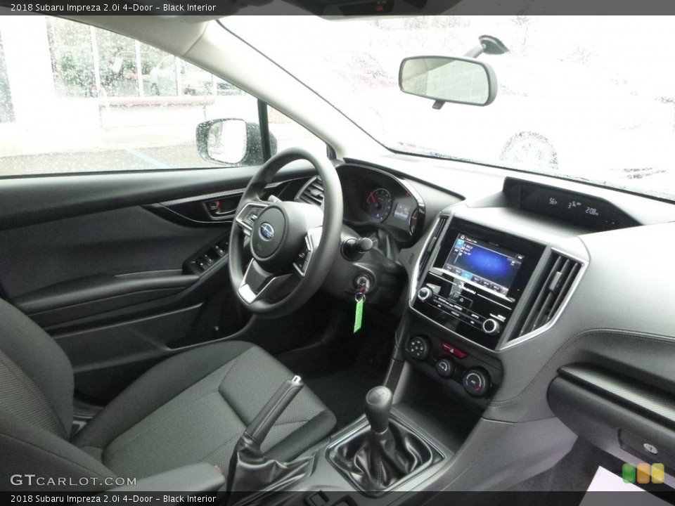 Black Interior Dashboard for the 2018 Subaru Impreza 2.0i 4-Door #126817412