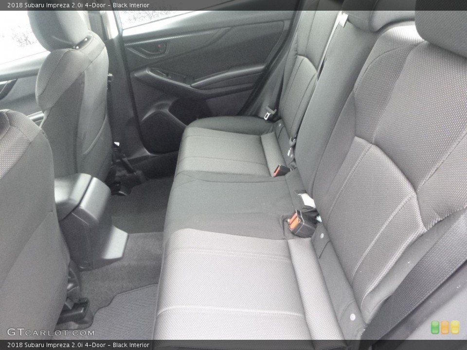 Black Interior Rear Seat for the 2018 Subaru Impreza 2.0i 4-Door #126817442