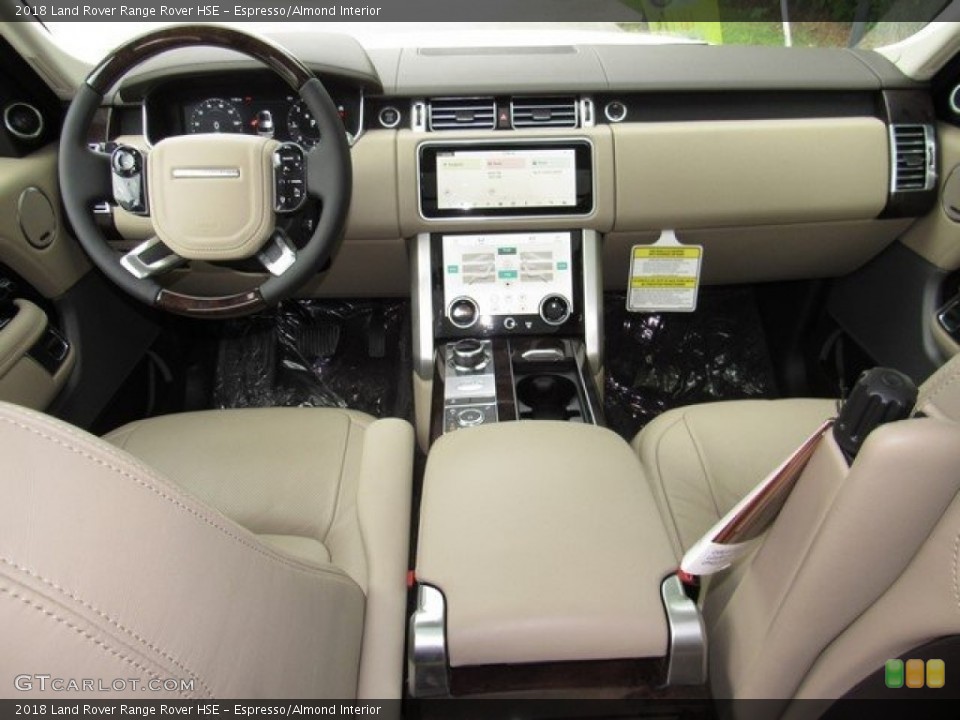 Espresso/Almond Interior Dashboard for the 2018 Land Rover Range Rover HSE #126830360