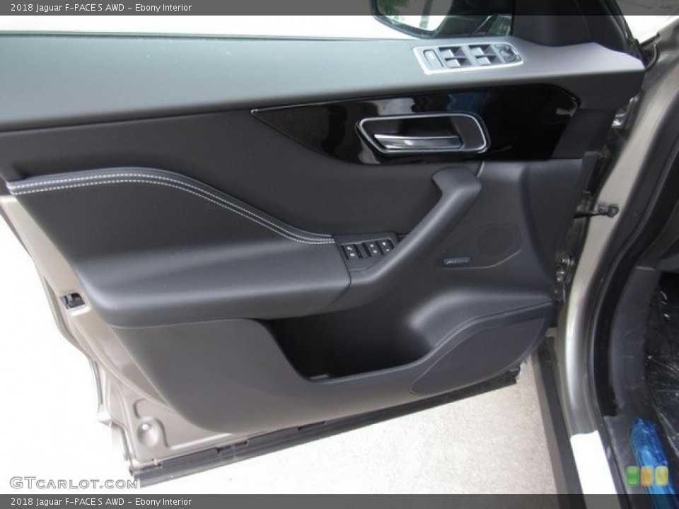 Ebony Interior Door Panel for the 2018 Jaguar F-PACE S AWD #126831878